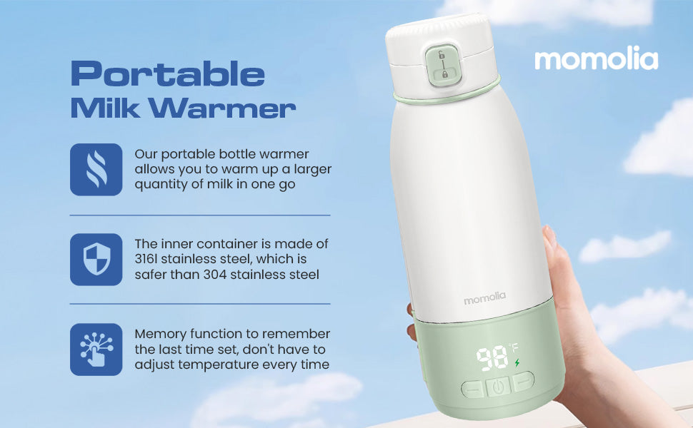 Momolia Pro 2 Milk Warmer With Pasteurization Mode