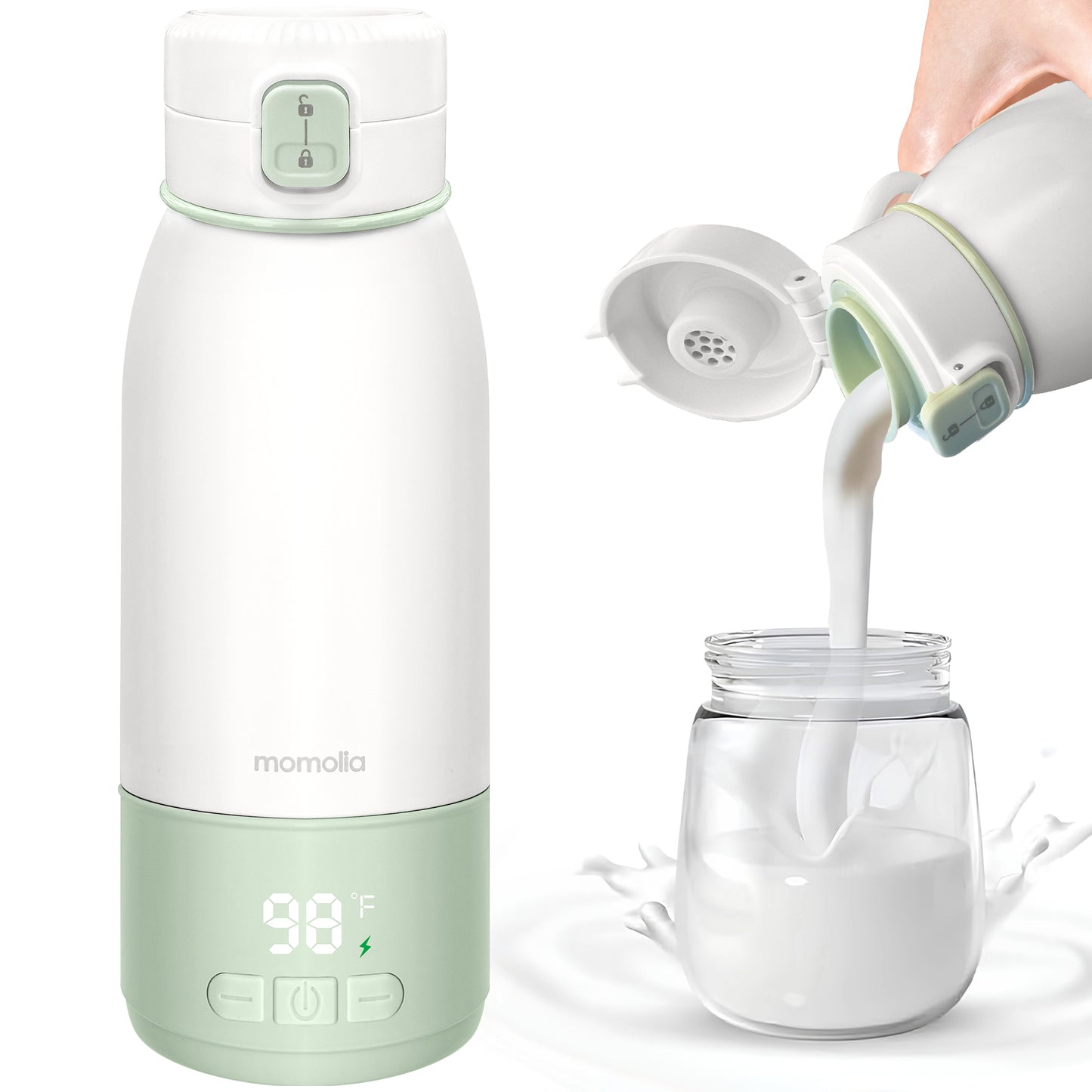 Momolia Pro 2 Milk Warmer With Pasteurization Mode
